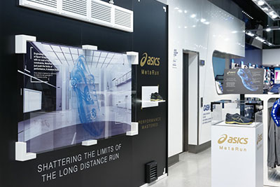 Proyecto metarum de asics un concepto diferente de decoracion en tienda Proyecto metarum de asics un concepto diferente de decoracion en tienda