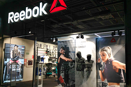 Produccion grafica y de mobiliario para punto de venta Reebok Produccion grafica y de mobiliario para punto de venta Reebok