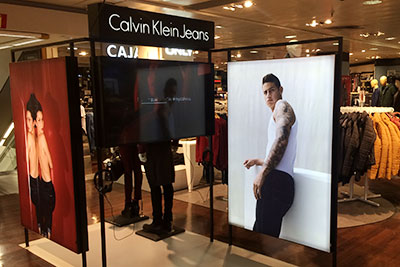 Produccion del pop up store de Calvin Klein en El Corte Ingles. Produccion del pop up store de Calvin Klein en El Corte Ingles.