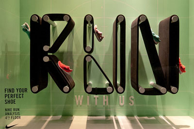 Escaparates Nike para la primavera 2015 Escaparates Nike para la primavera 2015