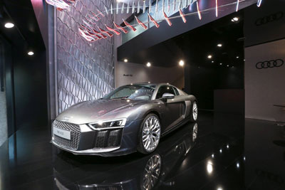 Exposicion de Audi durante la semana del diseno en Milan Exposicion de Audi durante la semana del diseno en Milan
