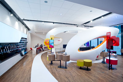 Diseños futuristas para Vodafone Diseños futuristas para Vodafone