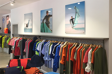 Produccion grafica para showroom de North Sails en Madrid Produccion grafica para showroom de North Sails en Madrid