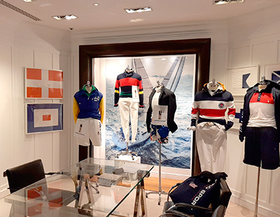 Produccion grafica para showroom de Ralph Lauren en Madrid Produccion grafica para showroom de Ralph Lauren en Madrid