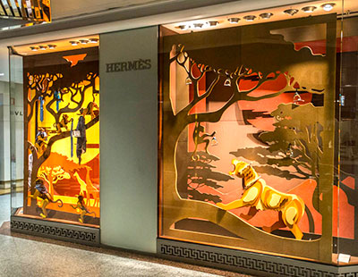 Hermes Savanna,escaparates otoño 2016 Hermes Savanna,escaparates otoño 2016