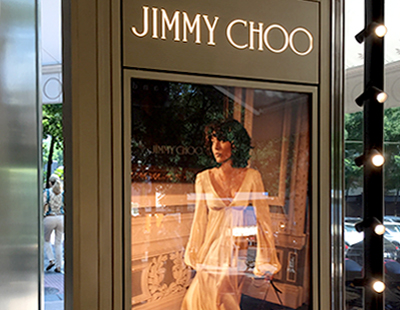 Aplicacion grafica puntos de venta Jimmy Choo Aplicacion grafica puntos de venta Jimmy Choo