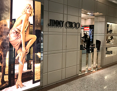 Produccion de lona backlight para caja de luz en puntos de venta Jimmy Choo Produccion de lona backlight para caja de luz en puntos de venta Jimmy Choo