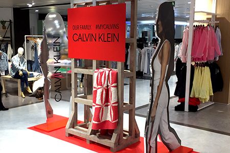 Produccion de pop up para Calvin Klein Produccion de pop up para Calvin Klein