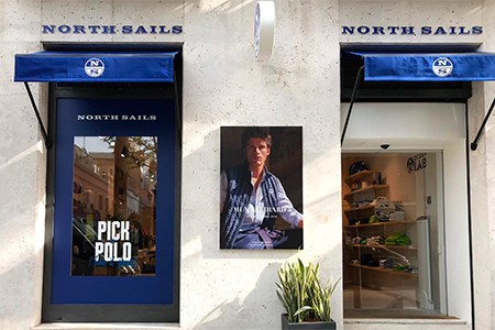 Produccion grafica para boutique de North Sails Produccion grafica para boutique de North Sails