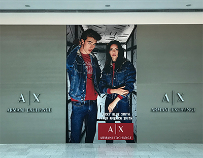 Produccion grafica para boutiques de Armani en Madrid Produccion grafica para boutiques de Armani en Madrid